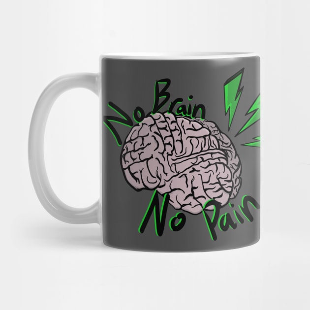 No Brain, No Pain! by Bufo Boggs